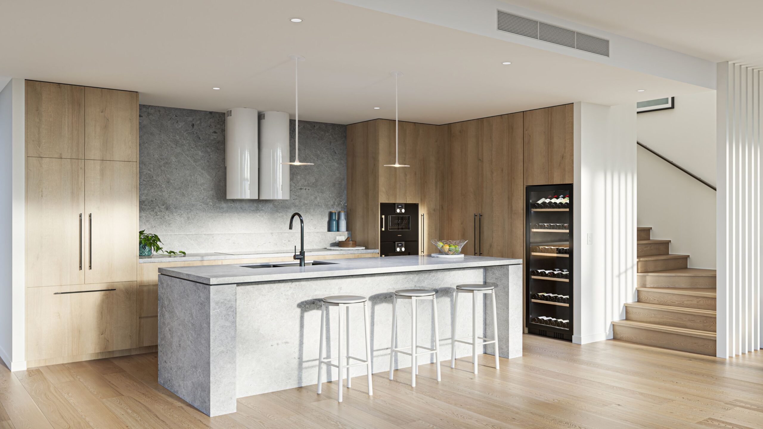 Capri kitchen render type 1
