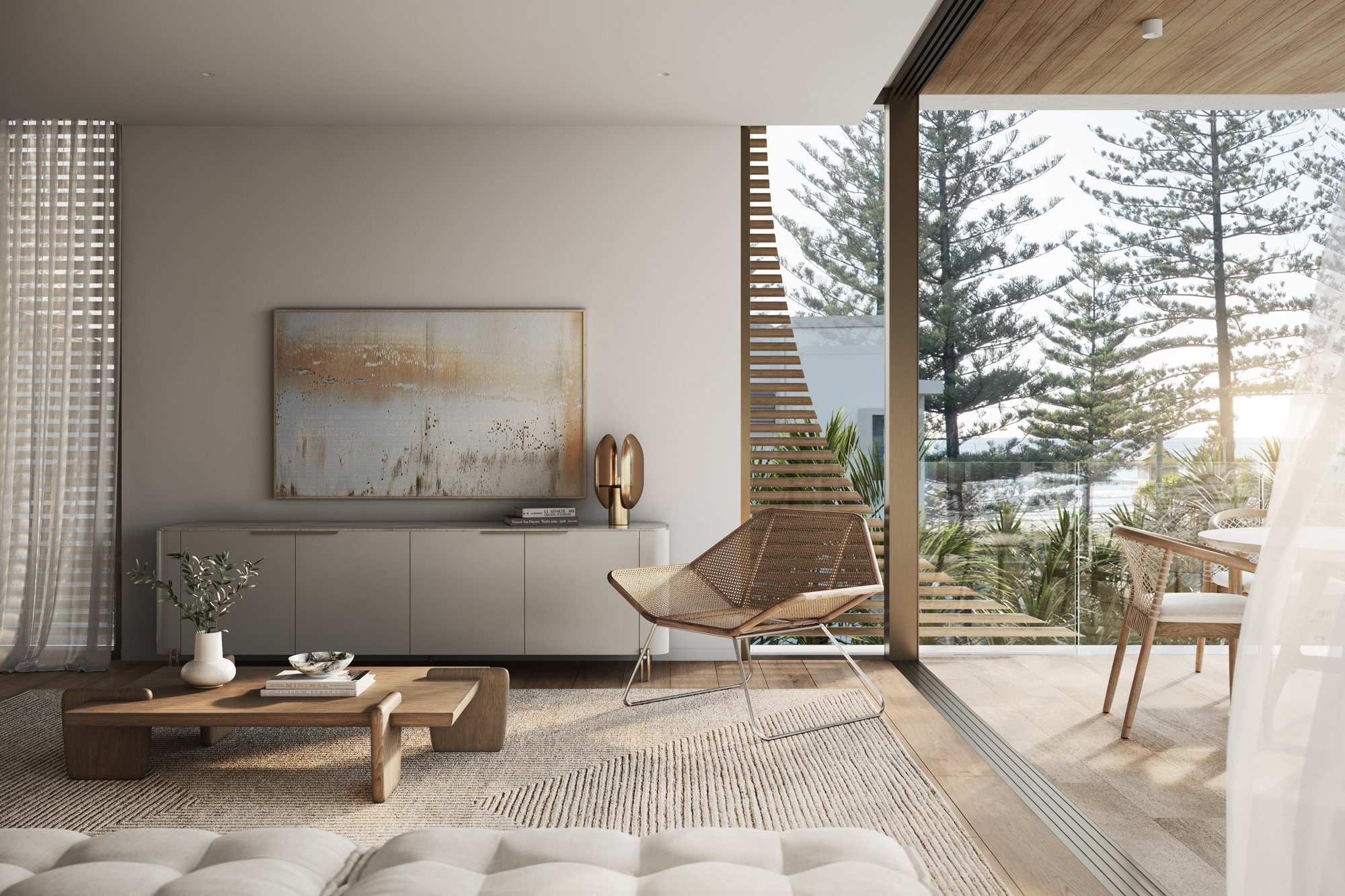 Sana Miami Living to Balcony