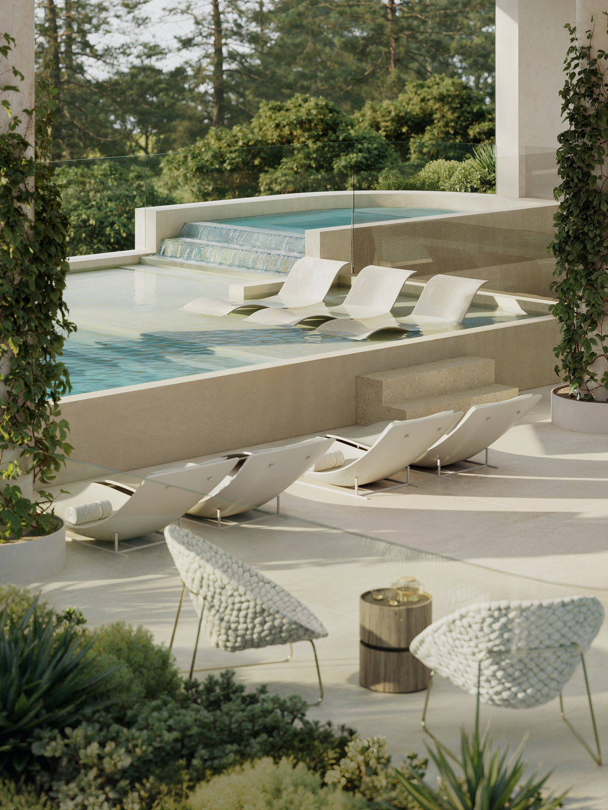 No21 BB - Recreation Level Pool Vignette